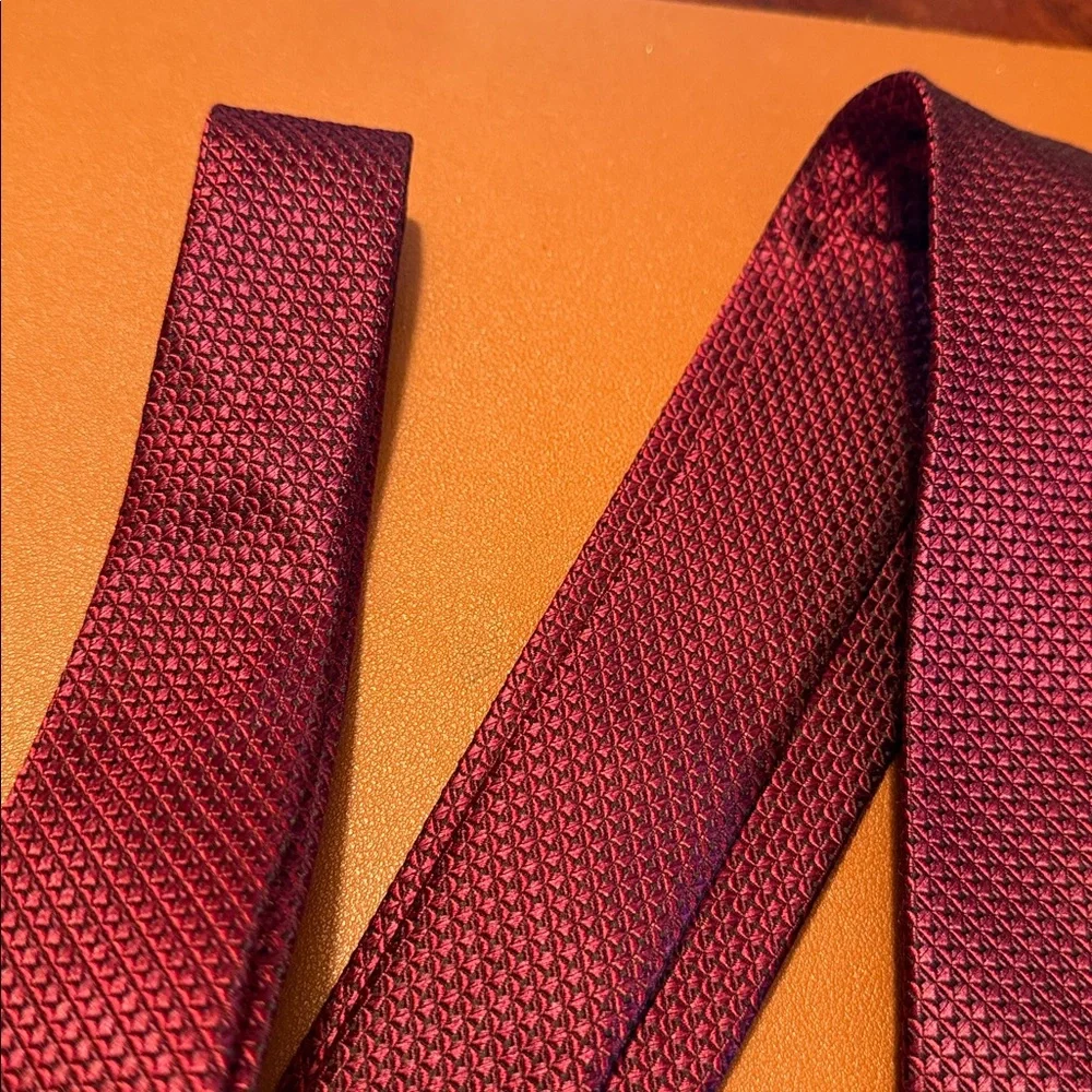 Nordstrom Deep Red Patterned Tie - Picture 8 of 10